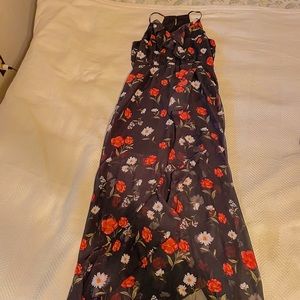 BLACK FLORAL SUNDRESS